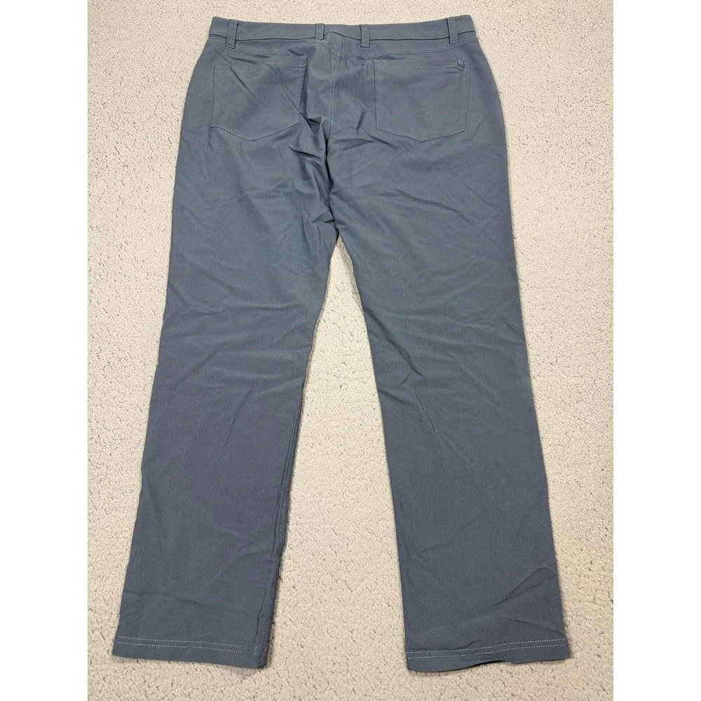 Tasc Performance Pants Mens 36x30 Blue Chino Stretch Tailored Slim Casual